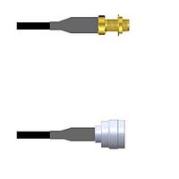 Amphenol Custom Cable Q-2Y0550008120i RF Cable Assemblies SMA-SJB/TNC-SP RG58 120I