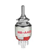 NKK Switches MRAN403-BA Rotary Switches SWITCH TOGGLE