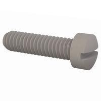 Essentra Components 010832F062 Machine Screw Fillister Slotted Screw, #8-32 Thread, 5/8 Lg