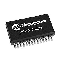 Microchip Technology PIC18F26Q83T-I/SS Microcontrollers CAN, 64KB Flash, 8KB RAM, 12b ADC3, UTMR, DAC, Comp, PWM, CCP, CWG, HLT, WWDT,
