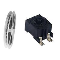 Amphenol Piher N6L50T0S-503A3030R-E Trimmer Resistors Rotary potentiometer Carbon 50K Ohm Resistance 30% Tolerance 0,1W 6mm Linear Analog Vertical adjust SMD Bulk reflowable extended life