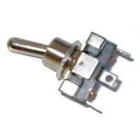 Electroswitch 7201C Toggle Switches Full Size Power Toggle Switch 20A - 125VAC 3/4HP SPDT ON-NONE-ON, .250" QC, Slow Make/Slow Break Butt Contacts, UL & CSA Certified