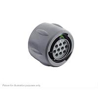 Eaton Souriau-Sunbank UTSX612E10SZ Plugs Plug, without backshell, with 10 female solder contacts, IP68/69K in unmated conditions, keying Z