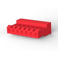 AMP Connectors - TE Connectivity 3-640428-7 Receptacle Housing CLOSED W/O TABS 7P L.R. red 22 AWG