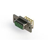 EDAC 630-M09-640-GN2 D-Sub Connectors - Standard Density Right Angle D-Sub Connector