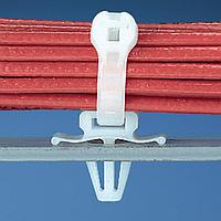 Panduit TM2PWH25-C - Winged Push Barb Cable Tie Mount .71