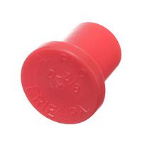 Essentra Components D3/8A Accessories FLANGED CAP - CONNECTOR:LDPE RED