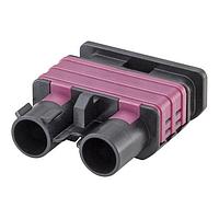 Rosenberger 59Z016-000A Accessories Plastic housing Plug Straight A Black