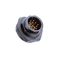 Amphenol LTW CD-09PMMP-LC7001 Standard Circular Connector Ceres, Middle Size, Plastic, 5A, 09 pins, Male Connector, Male Contact, Circular, 2 Points Lock, PCB 180, Receptacle, IP67