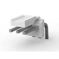 AMP Connectors - TE Connectivity 3-644613-3 Plug 03P MTA156 HDR RA PO WO PEG LF