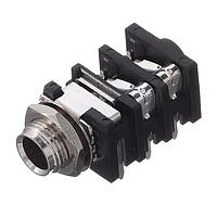 Amphenol Audio ACJS-MHOM Phone Connectors 1/4"HOR Snap-fit CHASSIS CONN