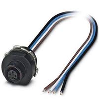 PHOENIX CONTACT 1421082 Sensor Cables / Actuator Cables M12 1/2 NPT 4 WIRE RECEPT FEMALE 22AWG