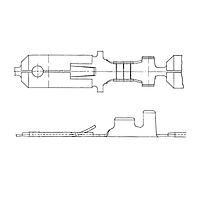 Yazaki 71142020 Terminals TERM 250 M 6.3MM UNSLD