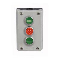 Eaton M22-C3-M3H Pushbutton Control Stations CONTRL ST FLSH GRN EXTD RED 1NC FLSH GRN