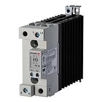 Carlo Gavazzi RGC1A60D40KGE 1-Phase Solid State Contactors 1-pole DIN-rail mount SSR, E-layout, Zero-cross switching, Operating voltage (Ue): 42 - 660 Vac (1200 Vp), Rated current (Ie): 40 Aac, Control voltage (Uc): 4 - 32 Vdc, Built-in overvoltage protection