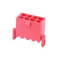 Molex 172447-0412 Headers Mini-Fit Versa Color Hdr, DR, Vrt, w/Peg 12Ckt SN GW Red