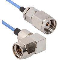 Amphenol SV Microwave MS24-047-MRSMA-060 RF Cable Assemblies 2.4mm STR M to SMA R/A M 6"Cable