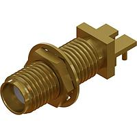 Amphenol SV Microwave 2921-00057 PCB Connectors SMA   ST PCB-JCK BHD EDL 4L