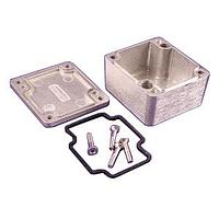 Hammond Manufacturing 1550Z104 Thick Wall, Water-Tight Diecast Aluminum Box 2.6x1.2x2.3" Natural