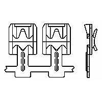 AMP Connectors - TE Connectivity 1601484-1 Siameze 2.0X.8MM BLADE RCPT