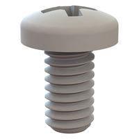 Essentra Components 010640PW025 Phillips Pan Phillips Screw, #6-40 Thread, 1/4 Lg