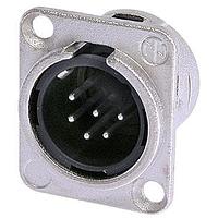 NEUTRIK NC6MSD-L-1 Receptacles 6P M RECEPT DL1 SER SODR CUPS NCKL/SILV
