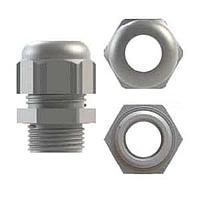 Alpha Wire PPC11 SL080 Cable Glands 0.31 inch Thread Len. Clamp Rng 5mm - 10mm Plastic - Slate