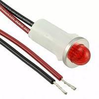 VCC 1092A1-12V Indicators PMI RED HI-DOME 12V W/WIRES