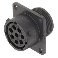 Amphenol SINE Systems RTS014N8S03 Connectors RCP SQ FL 8POS SZ 14 SCKT SEAL