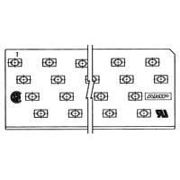 AMP Connectors - TE Connectivity 111359-1 Accessories 010 PDL BRD COVER