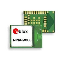 u-blox NINA-W106-10B 802.11 b/g/n, BLE, Bluetooth 4.2 BR/EDR ESP32, 802.11bgn+BT, 8 MB flash, PCB ant., open CPU