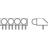 Dialight 550-1207-004F LED Circuit Board Indicators YELLOW DIFFUSED LOW CURRENT