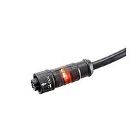 Amphenol LTW LAD-05BFFM-QL8D10 Sensor Cables / Actuator Cables X-Lok, Mini Size, Plastic, 5A, 05 pins, Female Connector, Female Contact, Straight, Push Lock, Overmolded, Length 10000mm, IP68