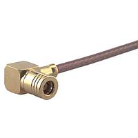 HUBER+SUHNER 16_SMB-50-2-50/111_NH Connectors SMB right angle cable plug(m)