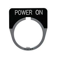 Eaton 10250TM81 Legend Plate, Motor Run LGD PLT 1/2RND MOTOR RUN