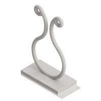 Essentra Components KLB-450A-RT Twist Lock Clip Curly Lock,Adh Mnt,Nat,.40-.50 in Hld