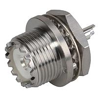 HUBER+SUHNER 22_UHF-0-0-1/033_-E Connectors UHF straight bulkhead receptacle jack(f)