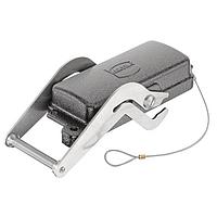 HARTING 09400165483 Headers & Wire Housings 16B HPR Housing Cover, Central Lever Locking, w/ lanyard