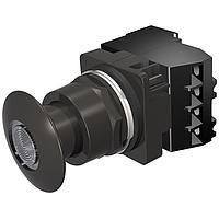SIEMENS 52BP2GAAB Push-Pull PP2,4X,MTD,XFMR 120V,BLK-CLR,1NO-1NC,LED