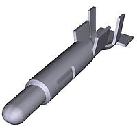 AMP Connectors - TE Connectivity 926887-1 (Cut Strip) Contacts SPLIT PIN 24-18 AWG Cut Strip of 100