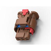 AMP Connectors - TE Connectivity 2098541-5 Housings FML ASSY, STD, 3P, KEY A, T4, W/CPA