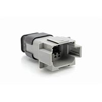 Amphenol SINE Systems AT04-08PA-SR2GR Automotive Connectors 8P Rcpt Key PosA w/Strn Rlf GRN