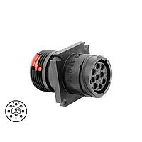 Eaton Souriau-Sunbank CL1R2100 Connectors 9P Socket Receptacle Unsealed Size 2