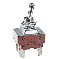 NKK Switches S31F Medium capacity standard size toggles 20A 125-250VAC 20VDC 3PST ON-OFF QC