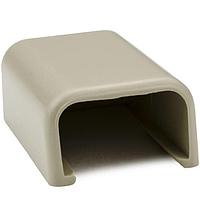 HellermannTyton TSR1I-36 Wire Ducting & Raceways End Cap, 3/4", PVC, Ivory, 10 Individual/bg