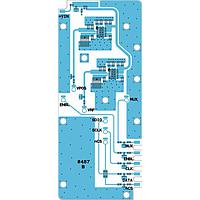 Quantic X-Microwave XR-A6K5-0819D-SP LDO Voltage Regulator Voltage Regulator, ADM7150ACPZ-3.3-R7 [PCB: 487]Control Board for Modulator, ADRF6720Spring Pins