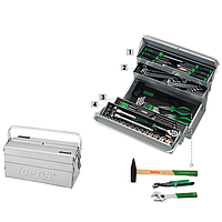 TOPTUL GCAZ0003 Tool Chest Set Satin Chrome (65 pcs)