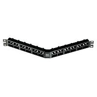 Panduit CPPA48HDWBLY Wire Ducting & Raceways Patch Panel 48 Port Modular Angled HD