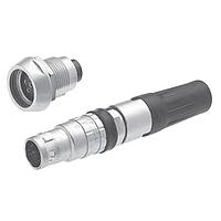 Eaton Souriau-Sunbank JBXHC0G07FPE360J2 Connectors 7P Socket Receptacle IP68 Strt PCB Size 0