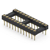 Mill-Max 110-11-424-41-001000 IC & Component Sockets DIP Dual In Line Socket